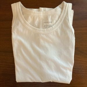 White Everlane tank top